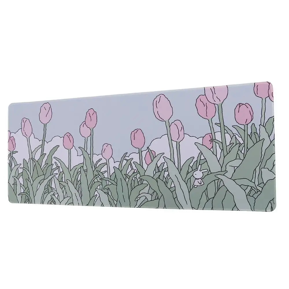 Bunny Mouse Pad Desk Protector Tulip Flower Non-Slip Desk Pad Stitched Edges Large Desk Mat Home
Bunny Mouse Pad Desk Protector Tulip Flower Non-Slip Desk Pad Stitched Edges Large Desk Mat Home