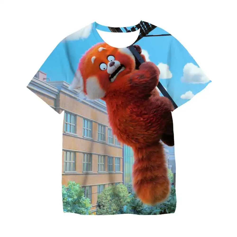 Turning red Summer children's t-shirts baby boys and girls clothing kids anime cartoon game tops round neck short sleeve casual
Turning red Summer children's t-shirts baby boys and girls clothing kids anime cartoon game tops round neck short sleeve casual