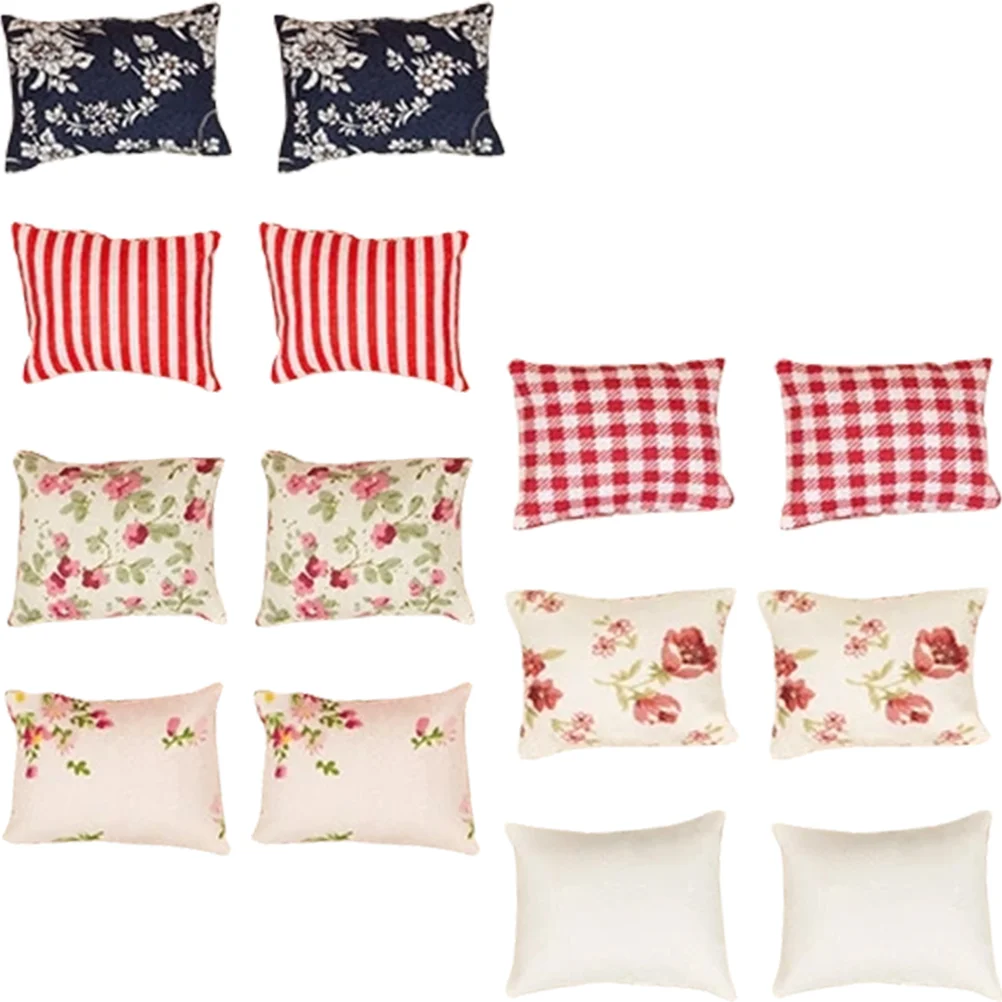 14 Pcs Dollhouse Pillow Miniature Dolls Decor Sofa Pillows Tabletop Compact Fake Model Cloth Adorable
14 Pcs Dollhouse Pillow Miniature Dolls Decor Sofa Pillows Tabletop Compact Fake Model Cloth Adorable