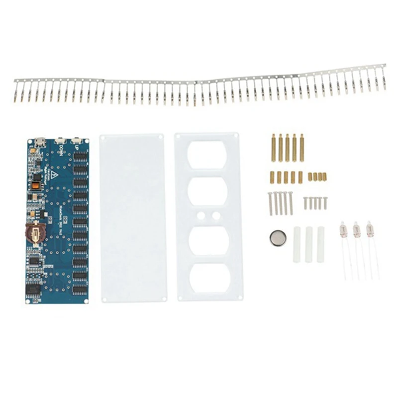 Kili 4-Bit Light-Emitting Tube Digital Tube DIY Tube Clock Kit Module Core Board IN12 IN-12 PCBA
Kili 4-Bit Light-Emitting Tube Digital Tube DIY Tube Clock Kit Module Core Board IN12 IN-12 PCBA