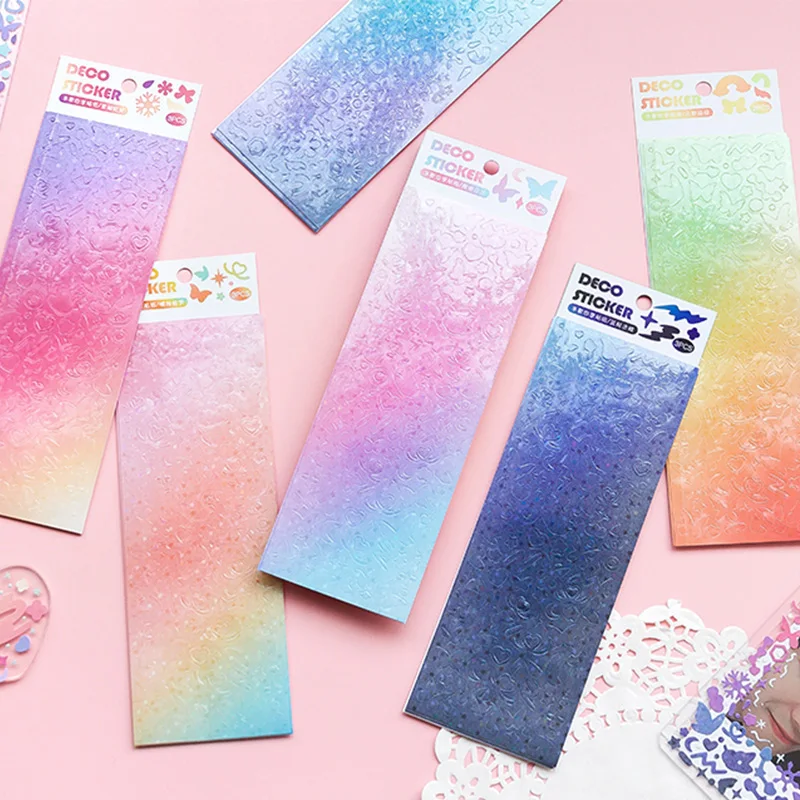 3 Sheets Glitter Laser Stickers for Photo Frames DIY Albums Creative Collage Material DIY Craft Projects
3 Sheets Glitter Laser Stickers for Photo Frames DIY Albums Creative Collage Material DIY Craft Projects