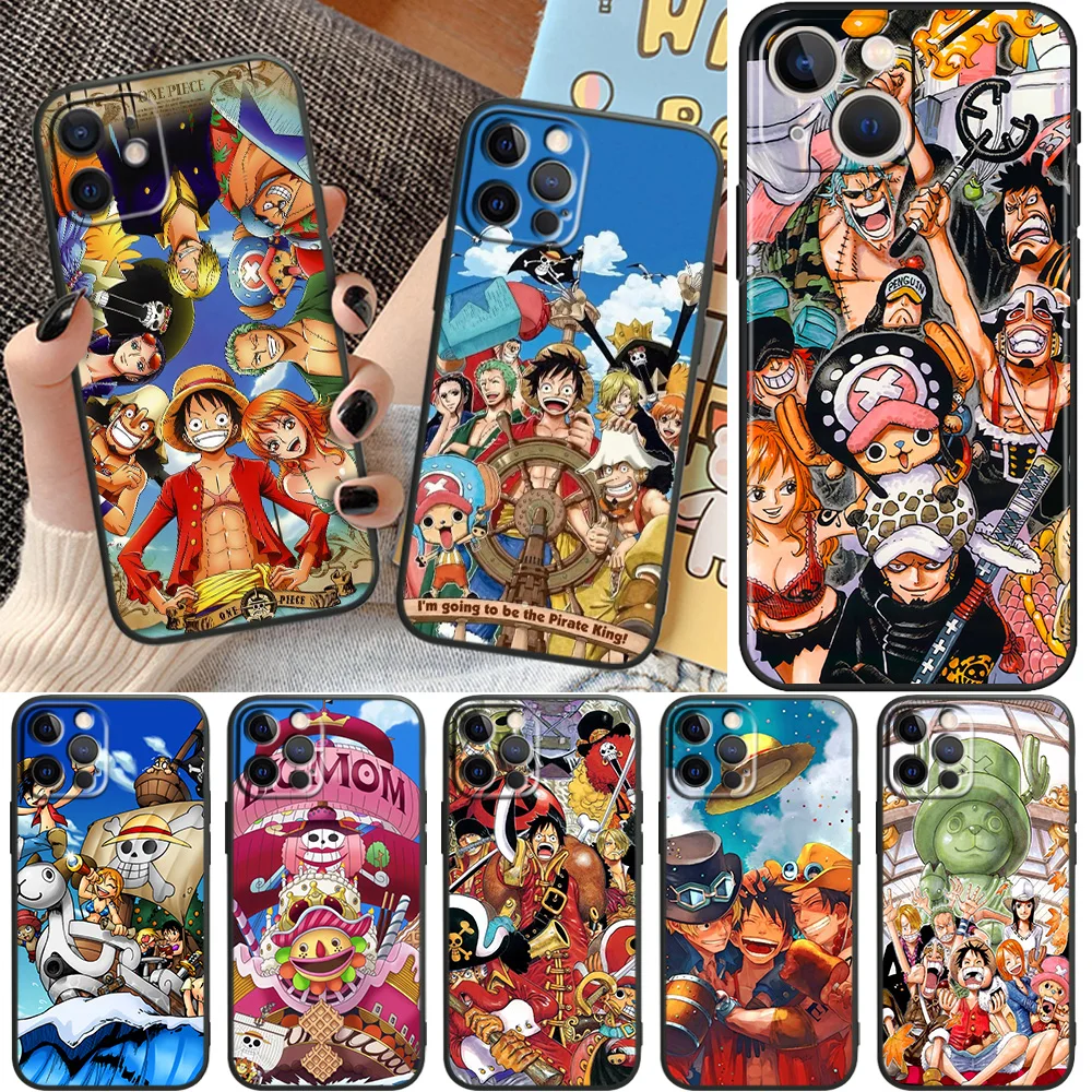 Popular Anime One Piece For Apple iPhone11 12 13 Pro Mini X XR XS Max 7 8 Plus Black luxury Silicone Soft Phone Case
Popular Anime One Piece For Apple iPhone11 12 13 Pro Mini X XR XS Max 7 8 Plus Black luxury Silicone Soft Phone Case