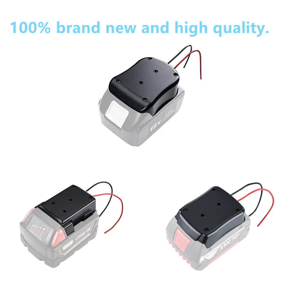 Battery Adapter For Bosch For Makita For Milwaukee 18V Dock Power Connector With 14 Awg Wire Connectors Adapter Tool Accessories
Battery Adapter For Bosch For Makita For Milwaukee 18V Dock Power Connector With 14 Awg Wire Connectors Adapter Tool Accessories