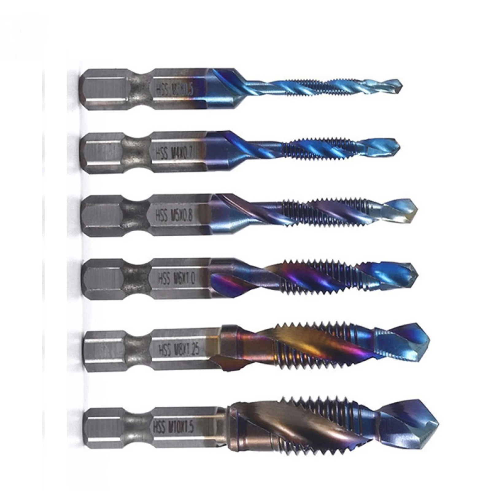 Brand New Drill Bits Hand Drill Tap Drill Thread Metric Tap High Quality M3-M10 Metal Titanium Plated 6 Pcs Blue
Brand New Drill Bits Hand Drill Tap Drill Thread Metric Tap High Quality M3-M10 Metal Titanium Plated 6 Pcs Blue