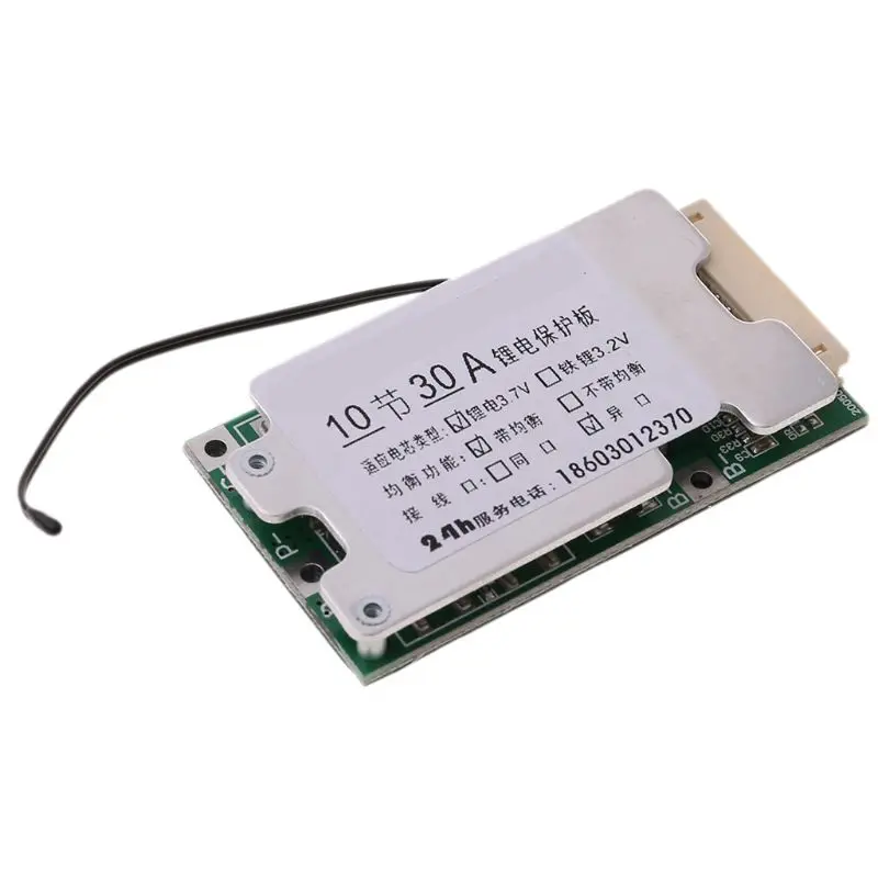 Compact Battery Protection Board Li-ion Cell 30A 36V 10S Lithium Battery Charging Board BMS Protection Lithium Battery 367D
Compact Battery Protection Board Li-ion Cell 30A 36V 10S Lithium Battery Charging Board BMS Protection Lithium Battery 367D