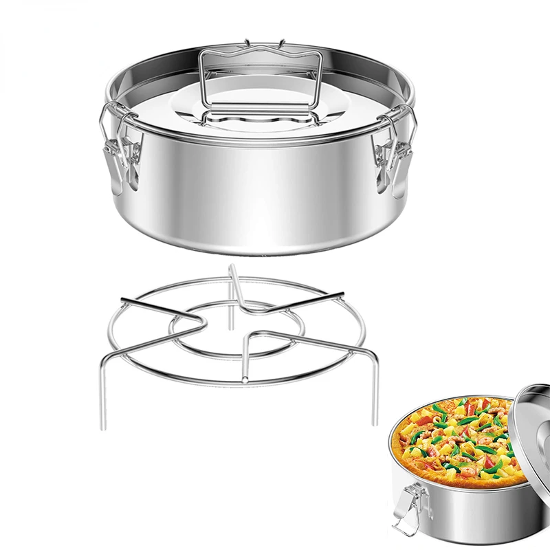 Stainless Steel Flan Mold With Lid And Handle Large Flan Maker Round Cake Mold For Cheesecake/Mousse/Quiche Kitchens tools 110
Stainless Steel Flan Mold With Lid And Handle Large Flan Maker Round Cake Mold For Cheesecake/Mousse/Quiche Kitchens tools 110