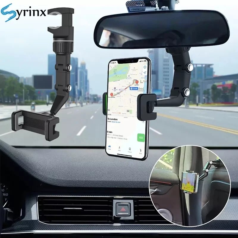 360 Degree Car Mobile Support Easy Clip Mount Stand For Rearview Mirror Support For Car Mobile Phone Flexible Phone Holder Stand
360 Degree Car Mobile Support Easy Clip Mount Stand For Rearview Mirror Support For Car Mobile Phone Flexible Phone Holder Stand