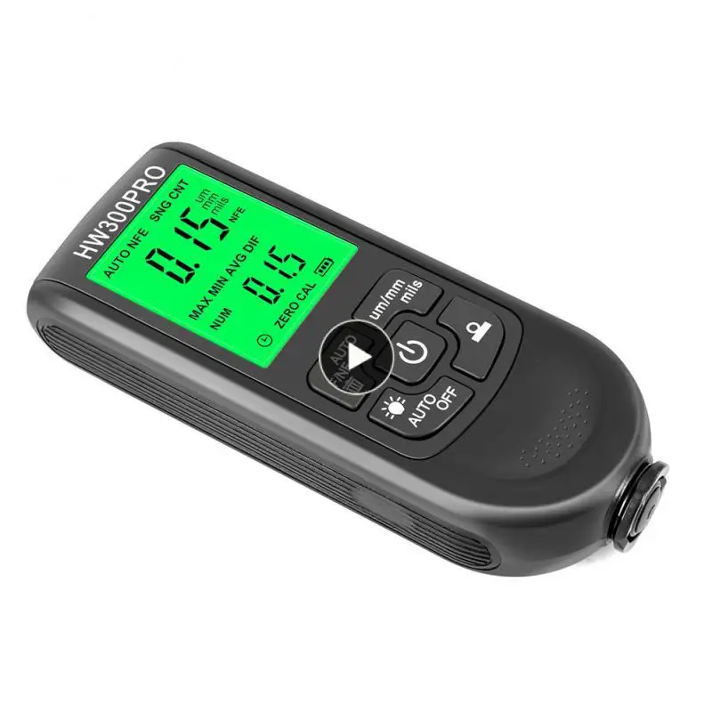 Hw-300pro Coating Thickness Tester Automobile Thickness Tester Digital Backlight Lcd Digital Depth Gauge Ultra-precision
Hw-300pro Coating Thickness Tester Automobile Thickness Tester Digital Backlight Lcd Digital Depth Gauge Ultra-precision
