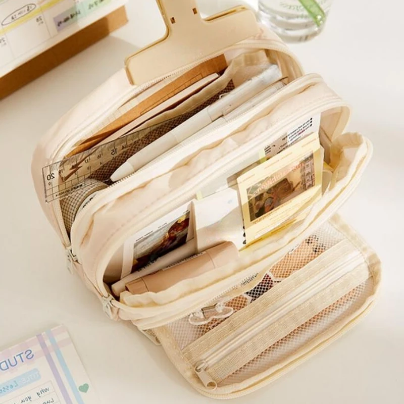 Large Capacity Pencil Bag Aesthetic School Big Pouch Girl Cute Stationery Holder Bag Children Pen Case Students School Supplies
Large Capacity Pencil Bag Aesthetic School Big Pouch Girl Cute Stationery Holder Bag Children Pen Case Students School Supplies