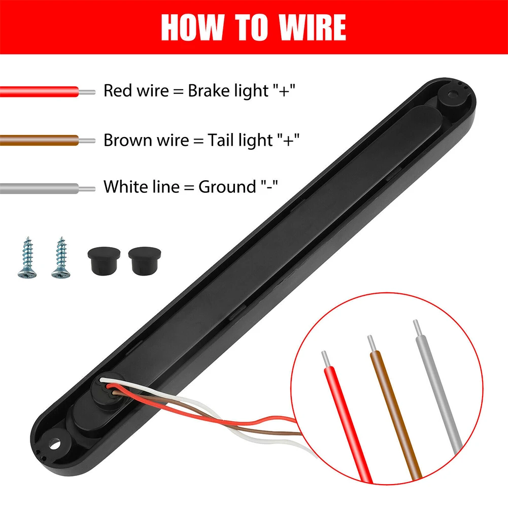 Brake Stop Tail Light Car Accessories High Installation Practical To Use Red LED Simple Design Universal Fitment
Brake Stop Tail Light Car Accessories High Installation Practical To Use Red LED Simple Design Universal Fitment