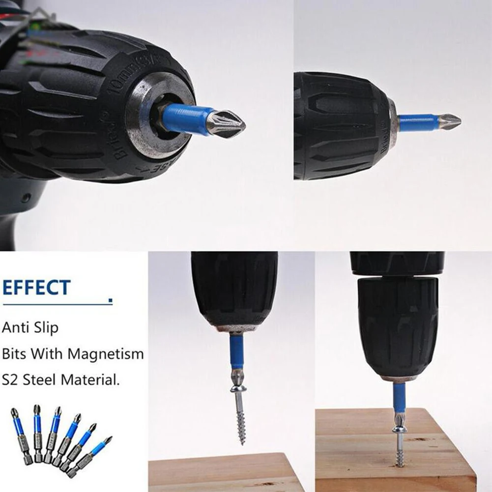 1pc 50mm Non-slip Screwdriver Bit Set Electric Impact For 1/4 Electric Hand Drill Nutdrivers PH1 PH2 PH3 PZ1 PZ2 PZ3 Power Tools
1pc 50mm Non-slip Screwdriver Bit Set Electric Impact For 1/4 Electric Hand Drill Nutdrivers PH1 PH2 PH3 PZ1 PZ2 PZ3 Power Tools