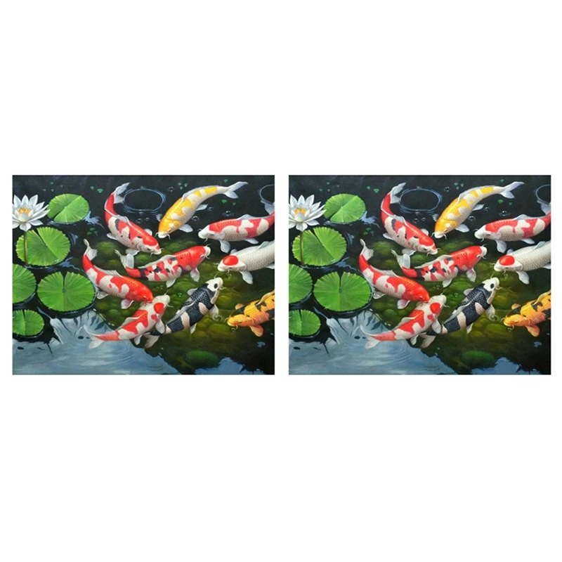 3X 5D DIY Art Diamond Painting Round Full Diamond Koi Cross Stitch Kits Embroidery Home Decors
3X 5D DIY Art Diamond Painting Round Full Diamond Koi Cross Stitch Kits Embroidery Home Decors
