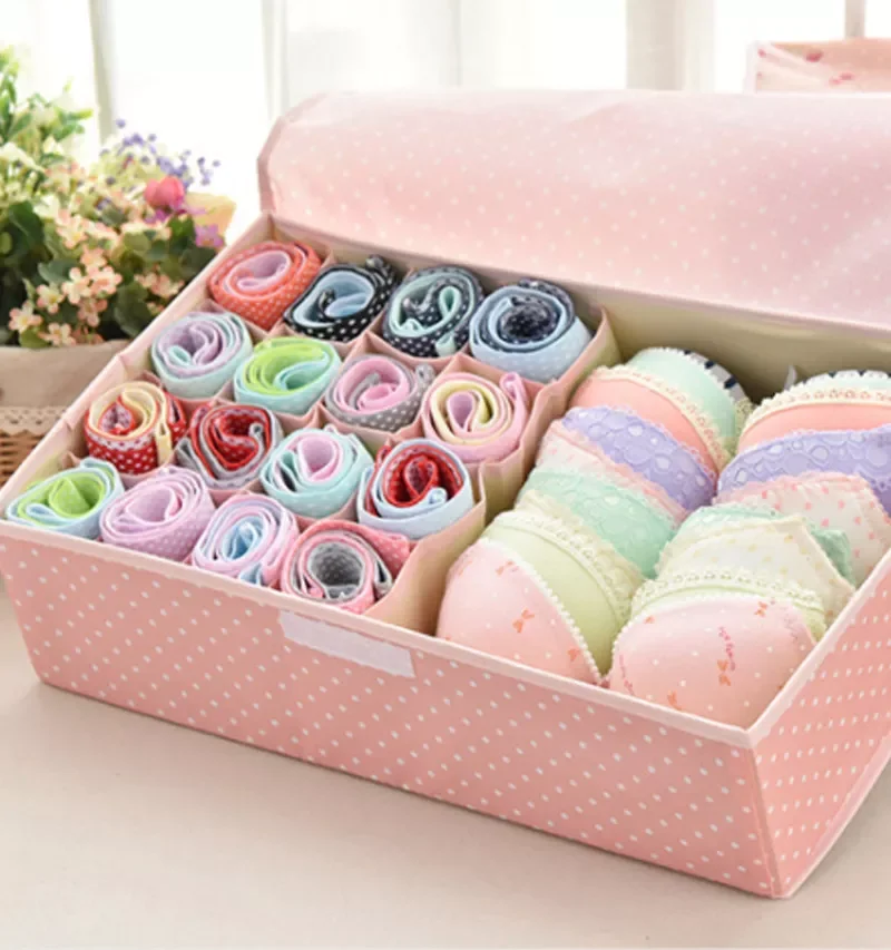 Waterproof Oxford Cloth Underwear Storage Box Home Storage Kit Drawer Closet Organizers Save Space Foldable 13 Grids
Waterproof Oxford Cloth Underwear Storage Box Home Storage Kit Drawer Closet Organizers Save Space Foldable 13 Grids