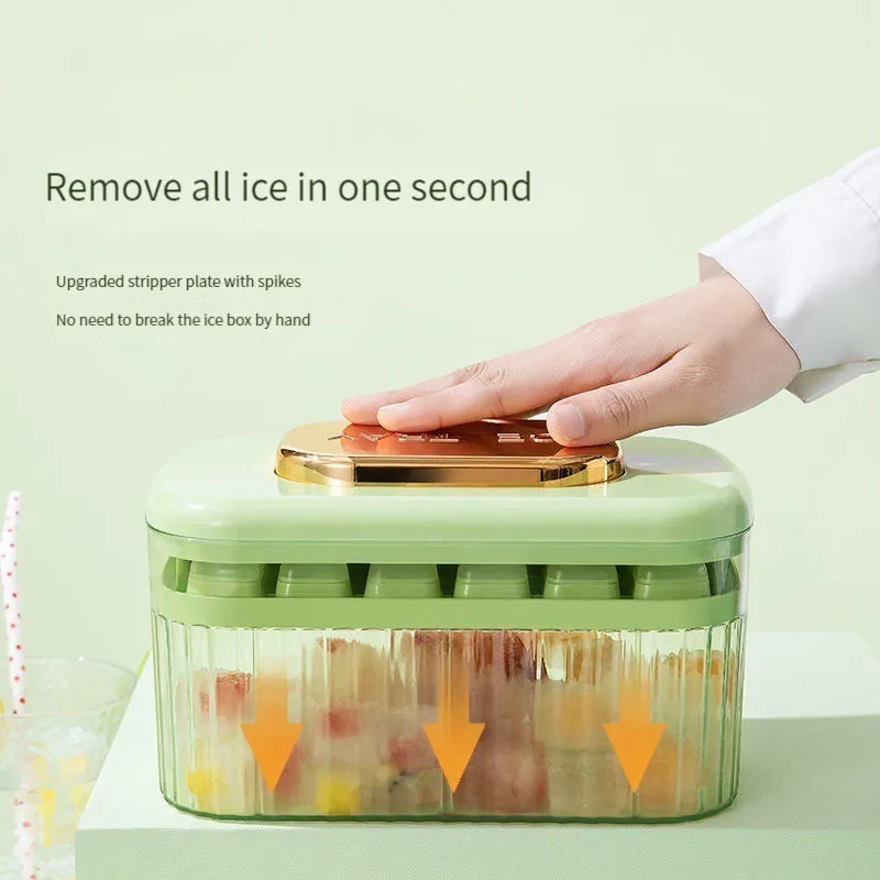 24 Grids Press Ice Cube Maker Ice Box Tray Food Grade Silicone Kitchen Gadget Ice Bucket Ice Ball Mould For Beer Coffee Kitchen
24 Grids Press Ice Cube Maker Ice Box Tray Food Grade Silicone Kitchen Gadget Ice Bucket Ice Ball Mould For Beer Coffee Kitchen