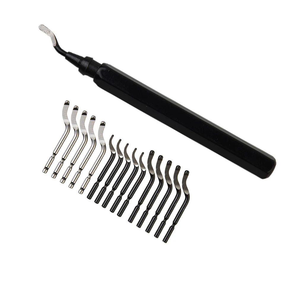 High Quality Blades Set 16pcs Accessories Aluminum Alloy + Steel BK3010 BS1010 BS1018 Deburr Blades Deburring Tool
High Quality Blades Set 16pcs Accessories Aluminum Alloy + Steel BK3010 BS1010 BS1018 Deburr Blades Deburring Tool