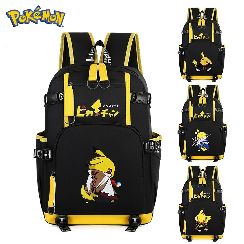 Pokemon Pikachu Backpack Cartoon Anime Large Capacity Student Schoolbag USB Charging Travel Bag Fashion Unisex Casual Backpack
Pokemon Pikachu Backpack Cartoon Anime Large Capacity Student Schoolbag USB Charging Travel Bag Fashion Unisex Casual Backpack