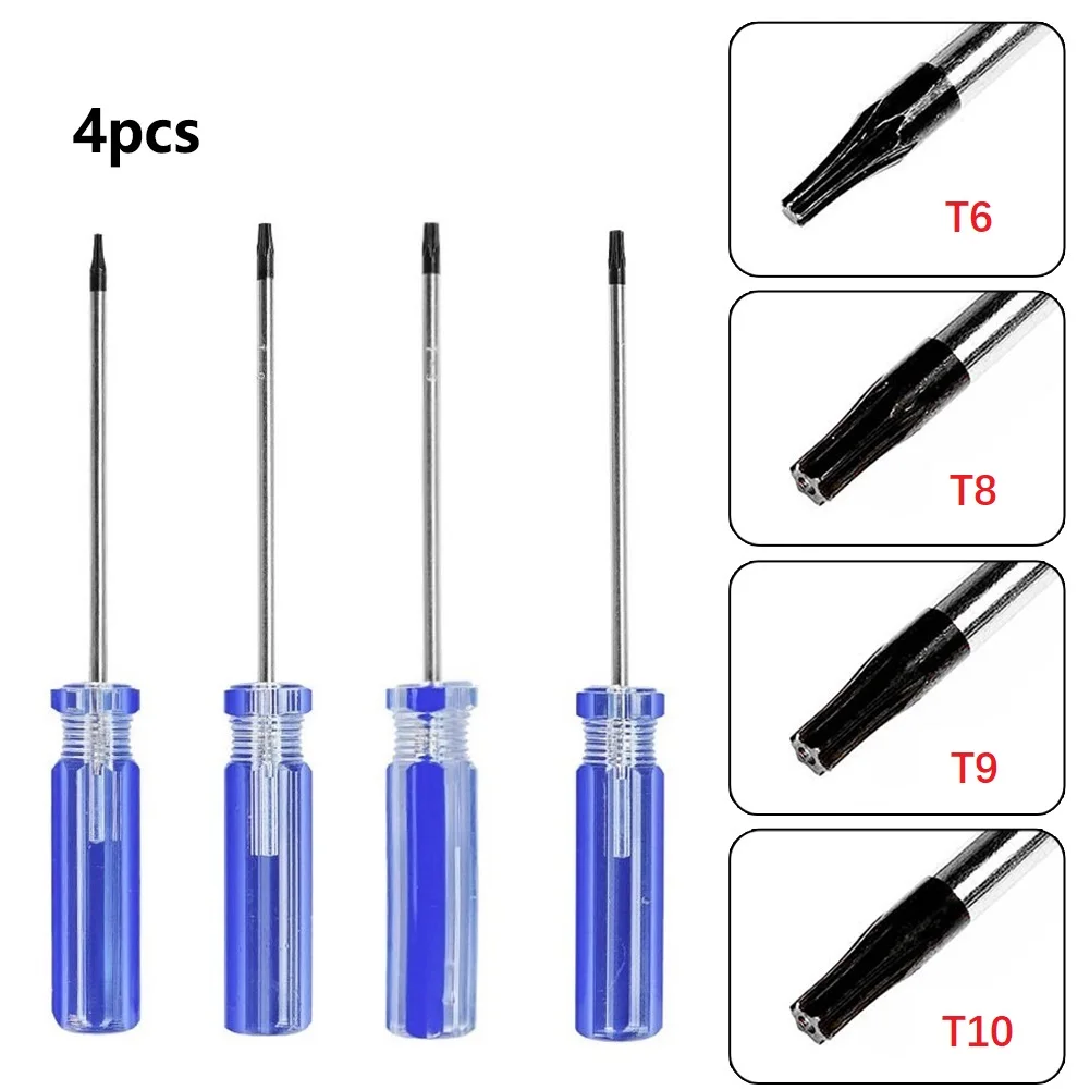 4pcs Screwdriver/T8/T9/T10 Precision Magnetic Screwdrivers For Xbox 360 Wireless Controller Multi-functional Hand Tool
4pcs Screwdriver/T8/T9/T10 Precision Magnetic Screwdrivers For Xbox 360 Wireless Controller Multi-functional Hand Tool