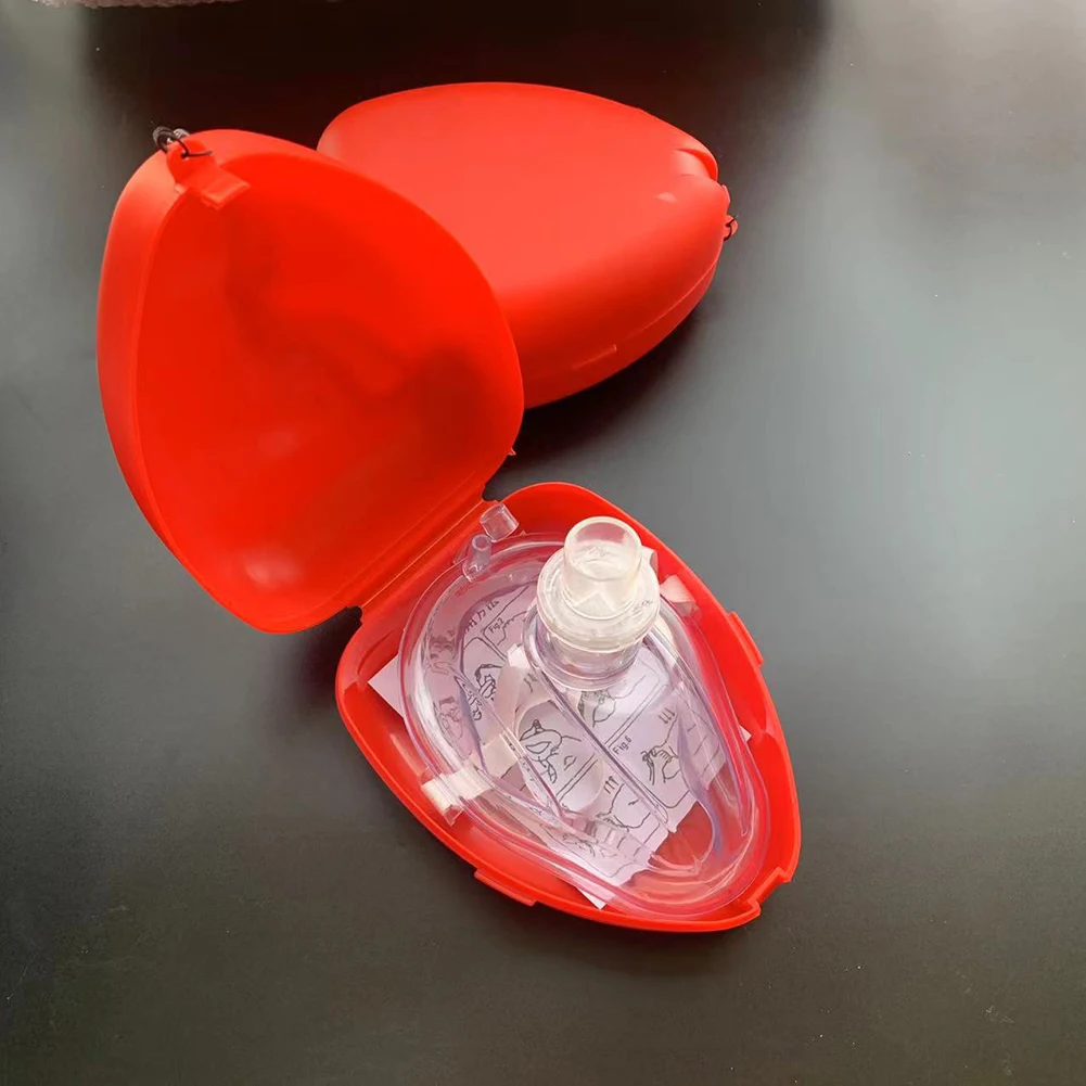 Professional First-Aid Breathing Mask Portable Lightweight One-way Valves Breathing Mask for Emergency Atemventil-Maske
Professional First-Aid Breathing Mask Portable Lightweight One-way Valves Breathing Mask for Emergency Atemventil-Maske