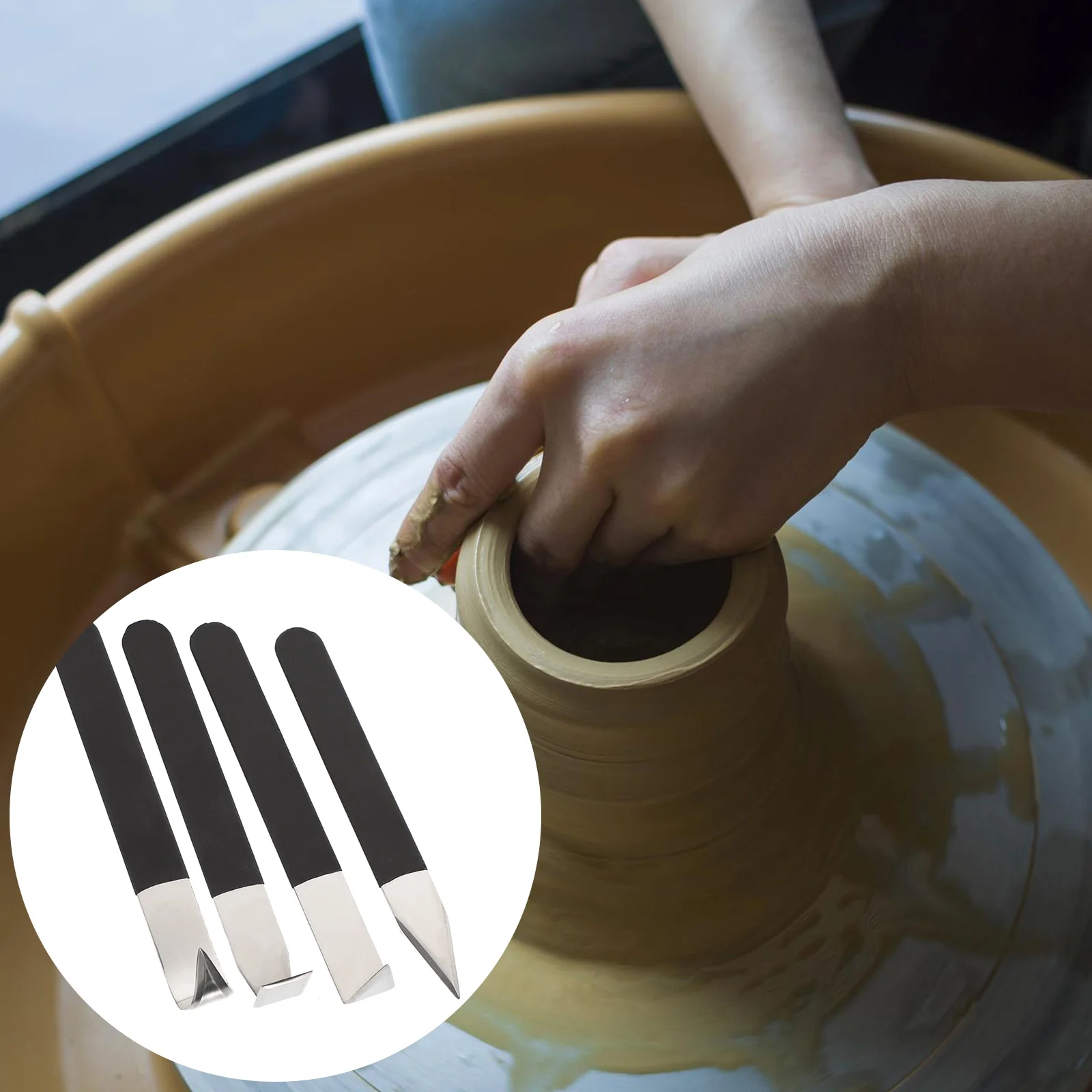 Carving Pottery Tools Claytool Sculpture Hand Ceramic Craft Shaping Trimming Sculptingmetal Engraving Fettling Modelling Artist
Carving Pottery Tools Claytool Sculpture Hand Ceramic Craft Shaping Trimming Sculptingmetal Engraving Fettling Modelling Artist