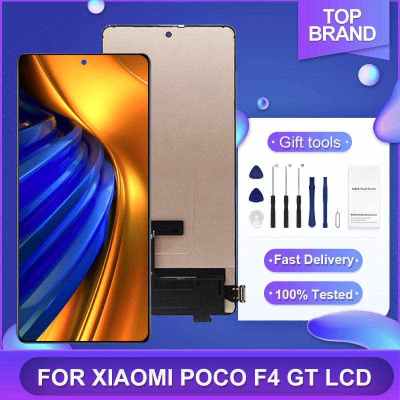 1Pcs 6.67 Inch For Xiaomi POCO F4 GT Lcd Touch Panel Glass Screen Digitizer Assembly 21121210G Display Free Shipping With Tools
1Pcs 6.67 Inch For Xiaomi POCO F4 GT Lcd Touch Panel Glass Screen Digitizer Assembly 21121210G Display Free Shipping With Tools