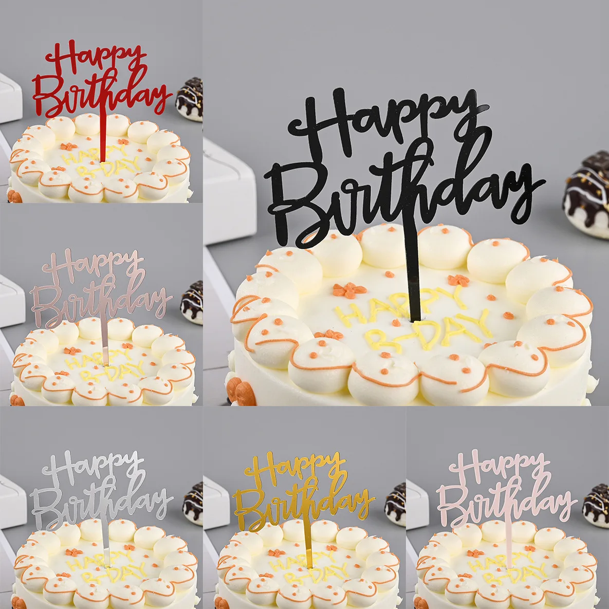Birthday cake inserts acrylic baking flags birthday decoration party decoration dessert inserts 10 sets of inserts
Birthday cake inserts acrylic baking flags birthday decoration party decoration dessert inserts 10 sets of inserts