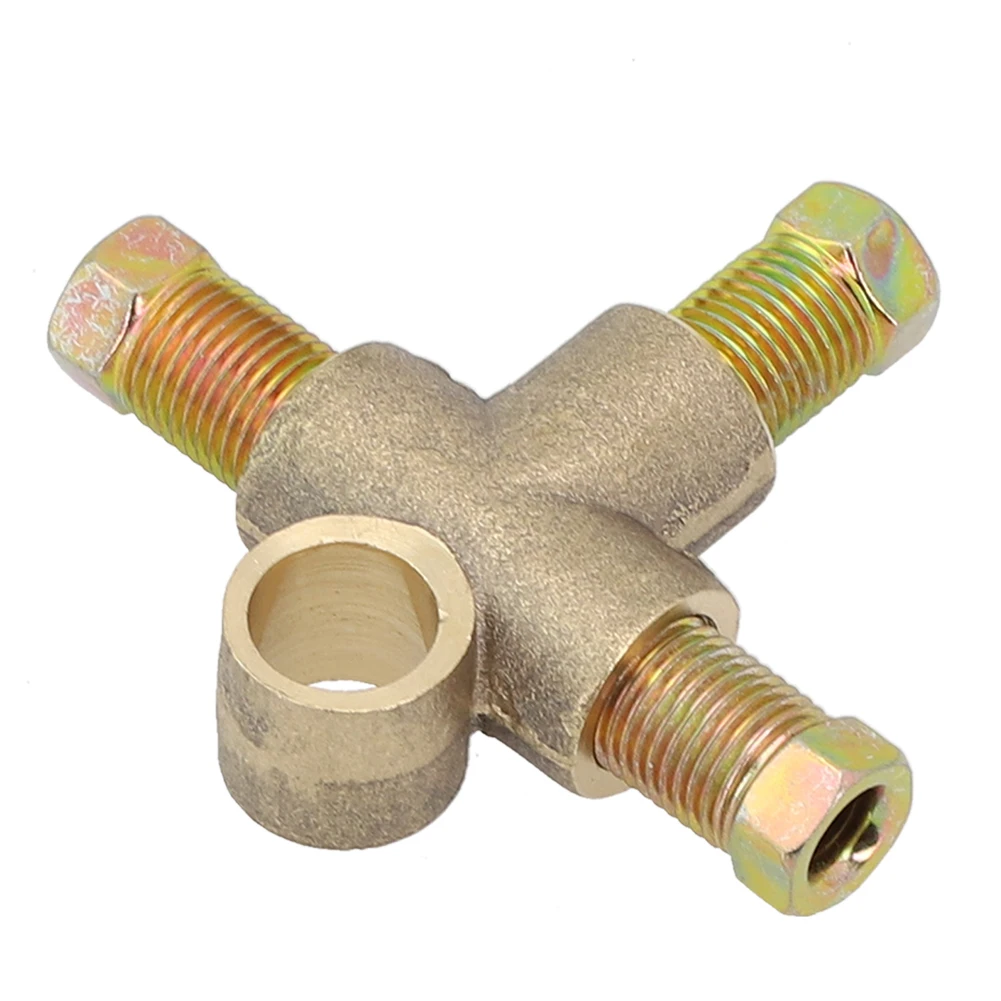T Piece M10 Brake Fittings Brass Inverted Pipeline Accessories Flare Union Compression Fitting Connector Adapter Car Tool
T Piece M10 Brake Fittings Brass Inverted Pipeline Accessories Flare Union Compression Fitting Connector Adapter Car Tool