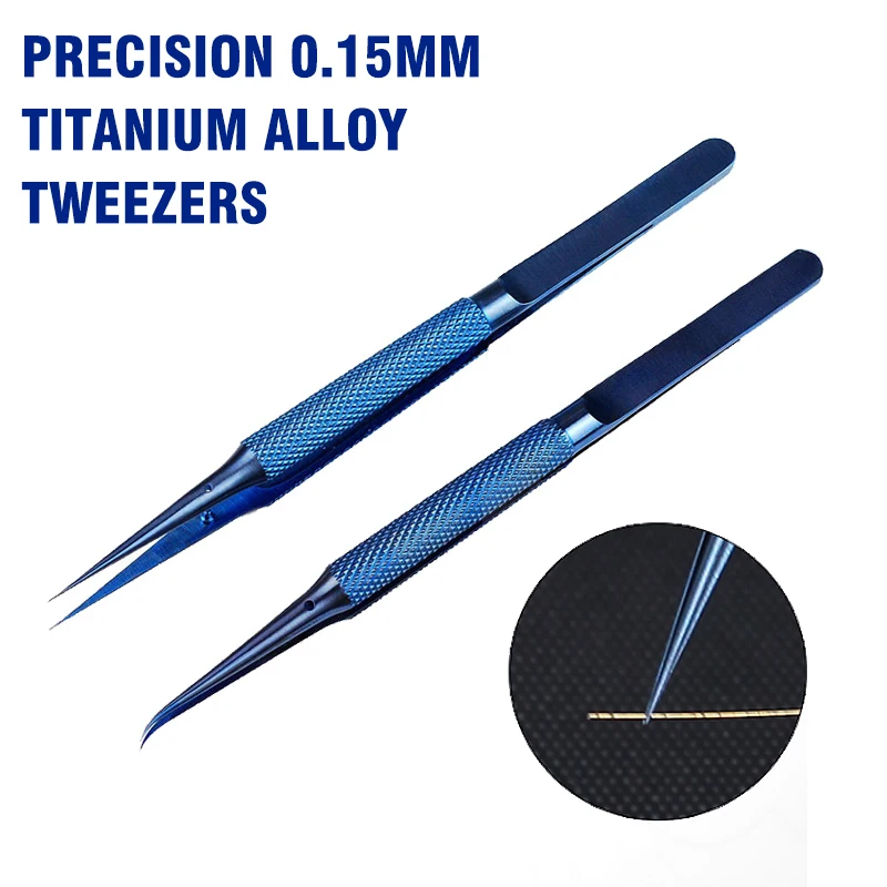 Precision 0.15mm Titanium Alloy Tweezers For Phone Motherboard Jump Line Repair Tool Hand Tool Corrosion Resistant New 2023
Precision 0.15mm Titanium Alloy Tweezers For Phone Motherboard Jump Line Repair Tool Hand Tool Corrosion Resistant New 2023