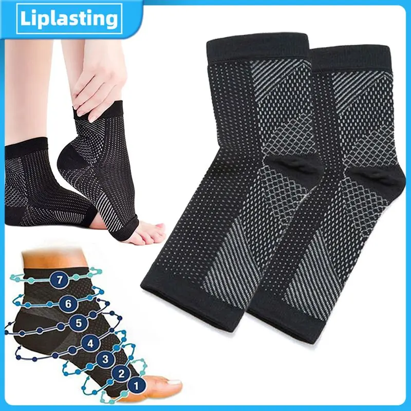 1Pair Compression Sock Ankle Support Sock Foot Anti Fatigue Compression Sleeve Relieve Pain Swelling Arch Heel Socks Protector
1Pair Compression Sock Ankle Support Sock Foot Anti Fatigue Compression Sleeve Relieve Pain Swelling Arch Heel Socks Protector