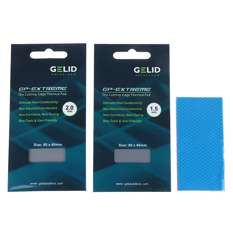 GELID GP-Ultimate 15W/MK Thermal Pad CPU/GPU Graphics Motherboard Silicone Grease Pad Heat Dissipation Silicone Pad
GELID GP-Ultimate 15W/MK Thermal Pad CPU/GPU Graphics Motherboard Silicone Grease Pad Heat Dissipation Silicone Pad