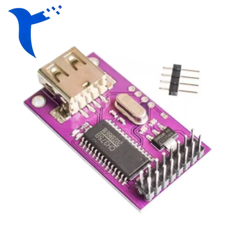 CH375B USB universal interface USB drive printer FAT12/FAT16/FAT3 
CH375B USB universal interface USB drive printer FAT12/FAT16/FAT3