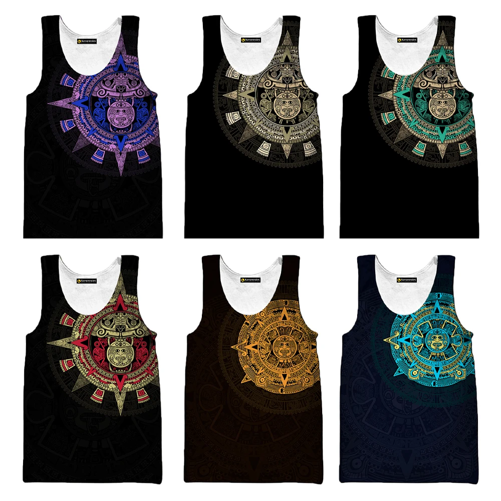 2022 New Fashion Mexican Aztec Warrior 3D Tank Tops Men Women Harajuku Streetwear Cool Vest Hip Hop Summer Casual Sleeveless
2022 New Fashion Mexican Aztec Warrior 3D Tank Tops Men Women Harajuku Streetwear Cool Vest Hip Hop Summer Casual Sleeveless