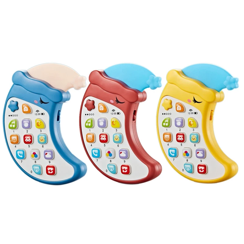 Toy Cell Phone For Children Baby Phone Toy With Lights & Music Cartoon Moon Phone For Baby Toddler Educational Toy Gifts
Toy Cell Phone For Children Baby Phone Toy With Lights & Music Cartoon Moon Phone For Baby Toddler Educational Toy Gifts