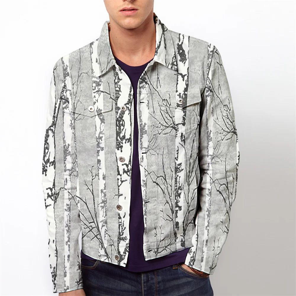 Casual Long Sleeve Men's Jackets Tops Cool 3d Digital Printing Coat Autumn New Fashion Turndown Collar Outerwear for Men Clothes
Casual Long Sleeve Men's Jackets Tops Cool 3d Digital Printing Coat Autumn New Fashion Turndown Collar Outerwear for Men Clothes