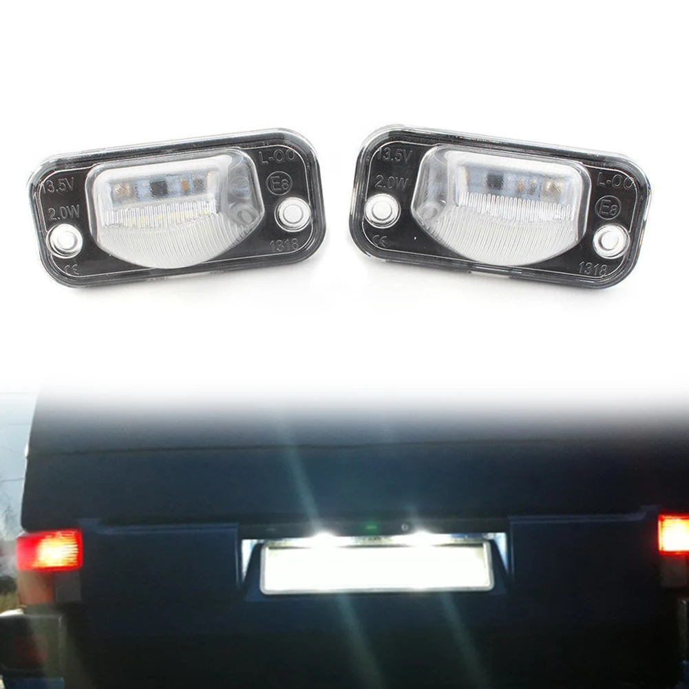 

2pcs Car LED License Number Plate Lights For T4 For T4 For Transporter Syncro For Passat B5 Limousine For B6 Combi/Variant