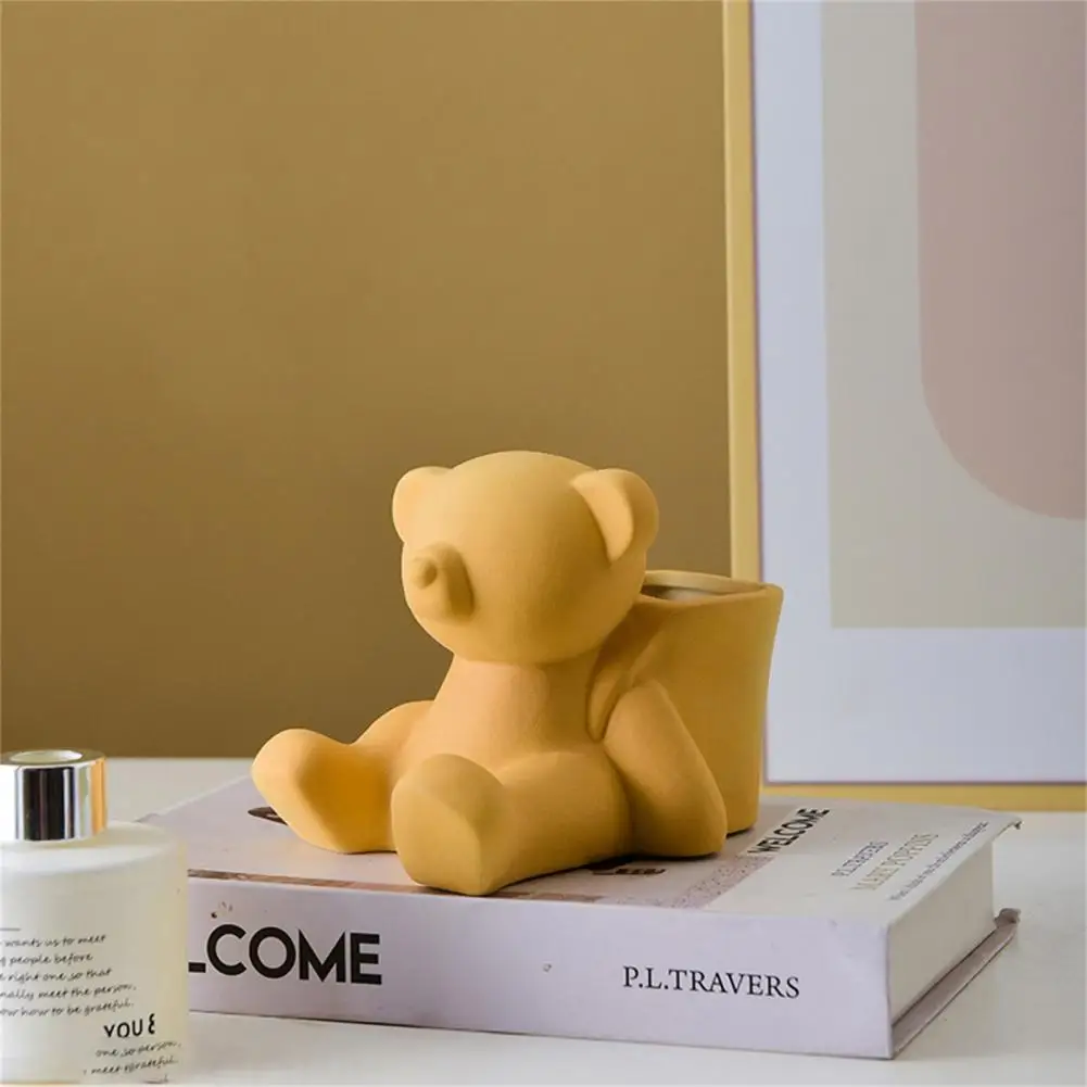 Bear Statue Chic 4 Styles Multifunctional Nordic Style Bear Flower Vase for Bedroom Bear Sculpture Bear Model
Bear Statue Chic 4 Styles Multifunctional Nordic Style Bear Flower Vase for Bedroom Bear Sculpture Bear Model