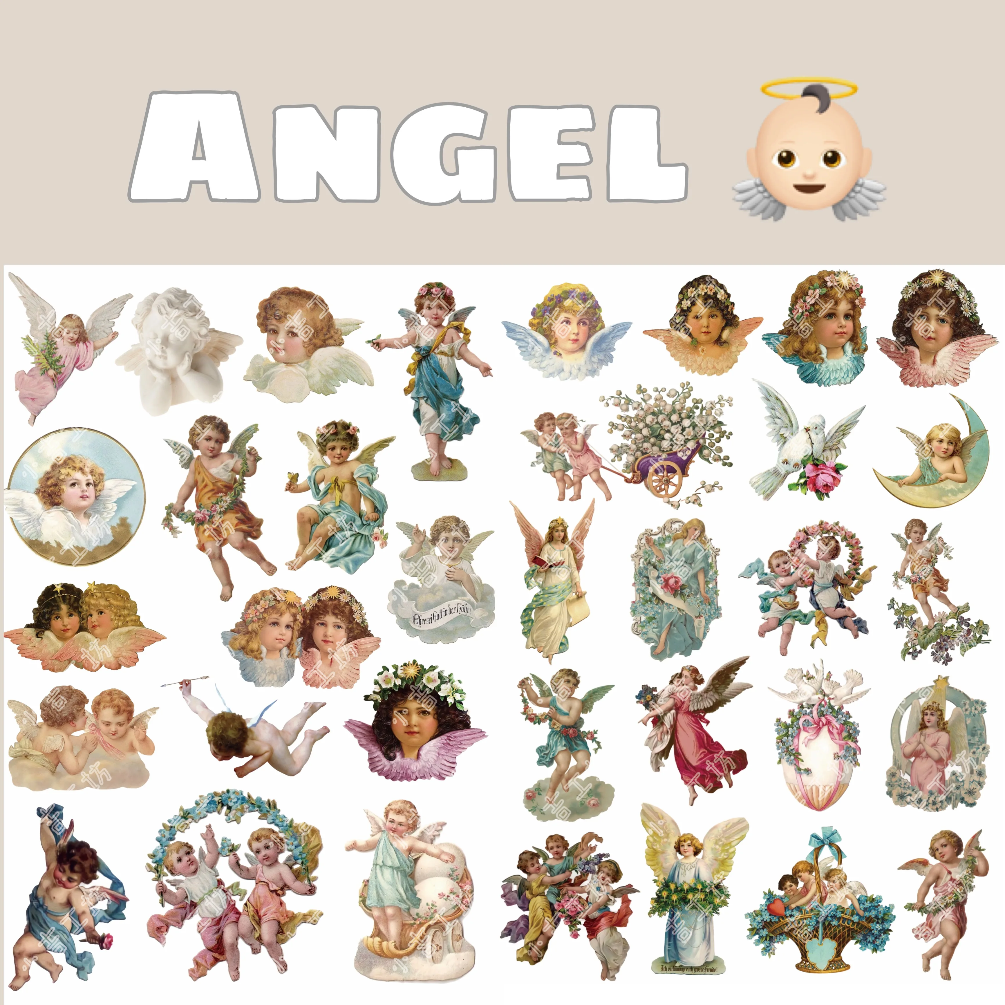 35PCS angel Stickers Crafts And Scrapbooking stickers book Student label Decorative sticker DIY Stationery
35PCS angel Stickers Crafts And Scrapbooking stickers book Student label Decorative sticker DIY Stationery