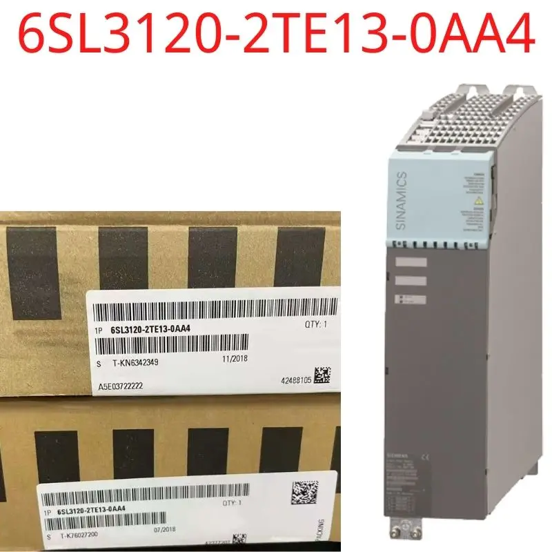 6SL3120-2TE13-0AA4 Brand New SINAMICS S120 Double Motor Module input: 600 V DC output: 400 V 3 AC, 3 A/3 A
6SL3120-2TE13-0AA4 Brand New SINAMICS S120 Double Motor Module input: 600 V DC output: 400 V 3 AC, 3 A/3 A