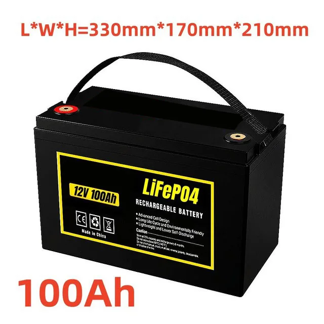 12V 200Ah LiFePO4 Battery Built-in BMS Lithium Iron Phosphate Cell For RV Campers Golf Cart Off-Road Off-Grid Solar With Charger
12V 200Ah LiFePO4 Battery Built-in BMS Lithium Iron Phosphate Cell For RV Campers Golf Cart Off-Road Off-Grid Solar With Charger
