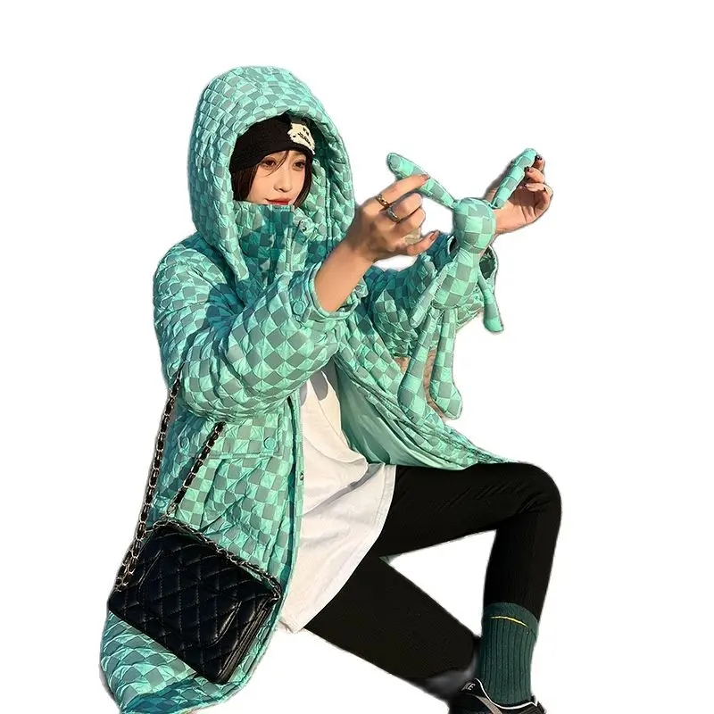 Fashion Winter Jacket Women 2022 Bunny Down Padded Jacket Women's Mid-Length Winter New Style Thickened Warm Hooded Jacket
Fashion Winter Jacket Women 2022 Bunny Down Padded Jacket Women's Mid-Length Winter New Style Thickened Warm Hooded Jacket