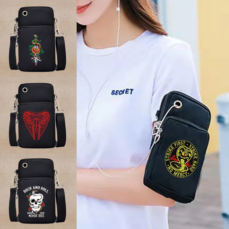 Cobra Printing Universal Mobile Phone Case Bag for IPhone Huawei Xiaomi Samsung Shoulder Bag Pouch Outdoor Sport Arm Wrist Pack
Cobra Printing Universal Mobile Phone Case Bag for IPhone Huawei Xiaomi Samsung Shoulder Bag Pouch Outdoor Sport Arm Wrist Pack