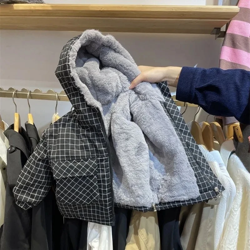 Boys' Thickened Cotton Clothes New Children's Autumn and Winter Coat Children's Baby Cotton Clothes Children's Fashion Jacket
Boys' Thickened Cotton Clothes New Children's Autumn and Winter Coat Children's Baby Cotton Clothes Children's Fashion Jacket