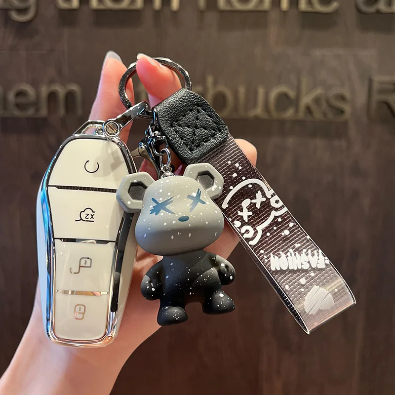 4 Buttons Soft TPU Car Remote Key Case Cover For BYD Atto 3 Han EV Dolphin Song Qin Tang DM 2018-2022 Auto Keychain Accessories
4 Buttons Soft TPU Car Remote Key Case Cover For BYD Atto 3 Han EV Dolphin Song Qin Tang DM 2018-2022 Auto Keychain Accessories