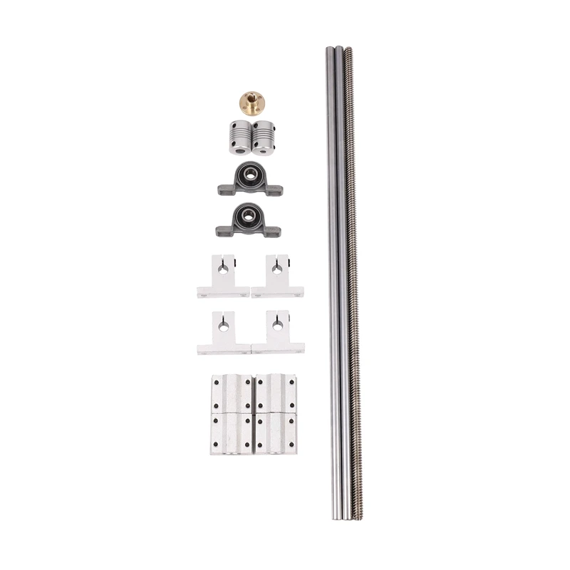 15Pcs 400Mm Optical Axis Guide Bearing Housings Linear Rail Shaft Support Screws Set
15Pcs 400Mm Optical Axis Guide Bearing Housings Linear Rail Shaft Support Screws Set
