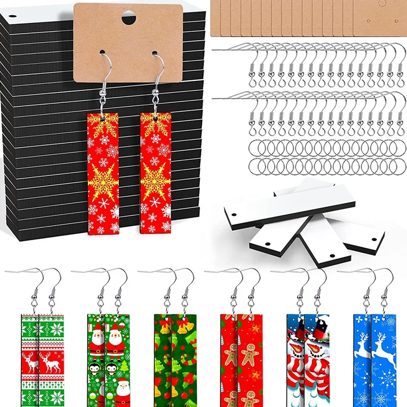 30PCS Sublimation Blanks Products - Earring Cards For Women Girls DIY Christmas Jewelry Making Sublimation Accessories
30PCS Sublimation Blanks Products - Earring Cards For Women Girls DIY Christmas Jewelry Making Sublimation Accessories