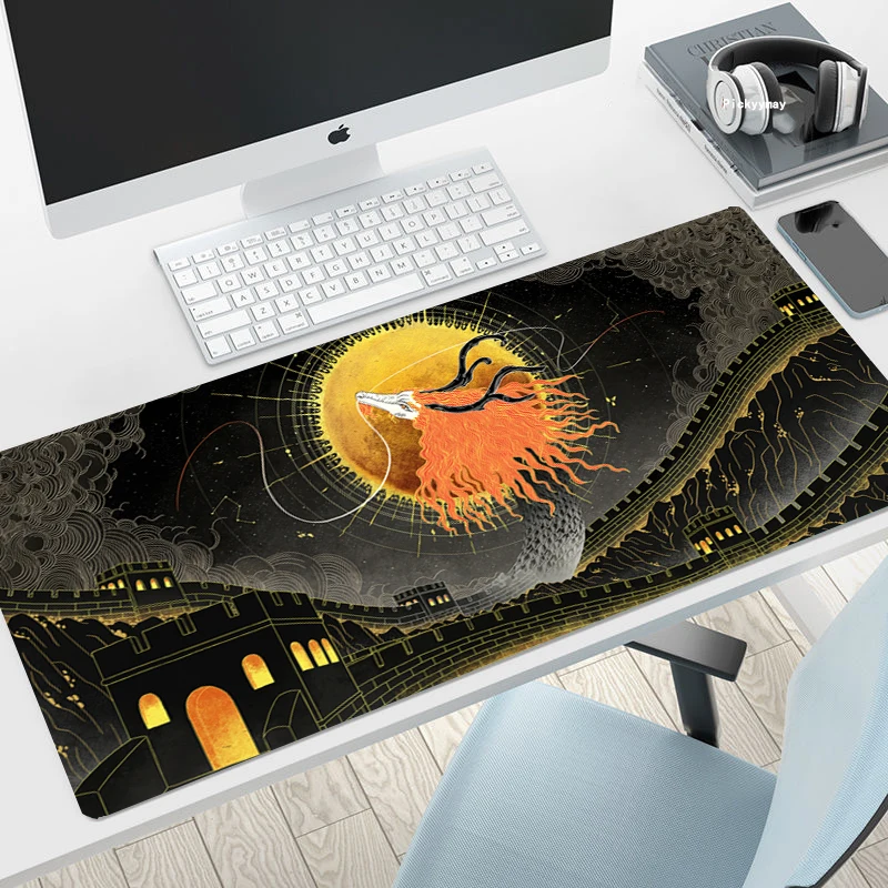 Gamer Mousepad Chinese Mythology Mouse Pad Large Dragon Mouse Mat Natural Rubber Desk Rug PC Desk Mats Design Mousepads 100x50cm
Gamer Mousepad Chinese Mythology Mouse Pad Large Dragon Mouse Mat Natural Rubber Desk Rug PC Desk Mats Design Mousepads 100x50cm