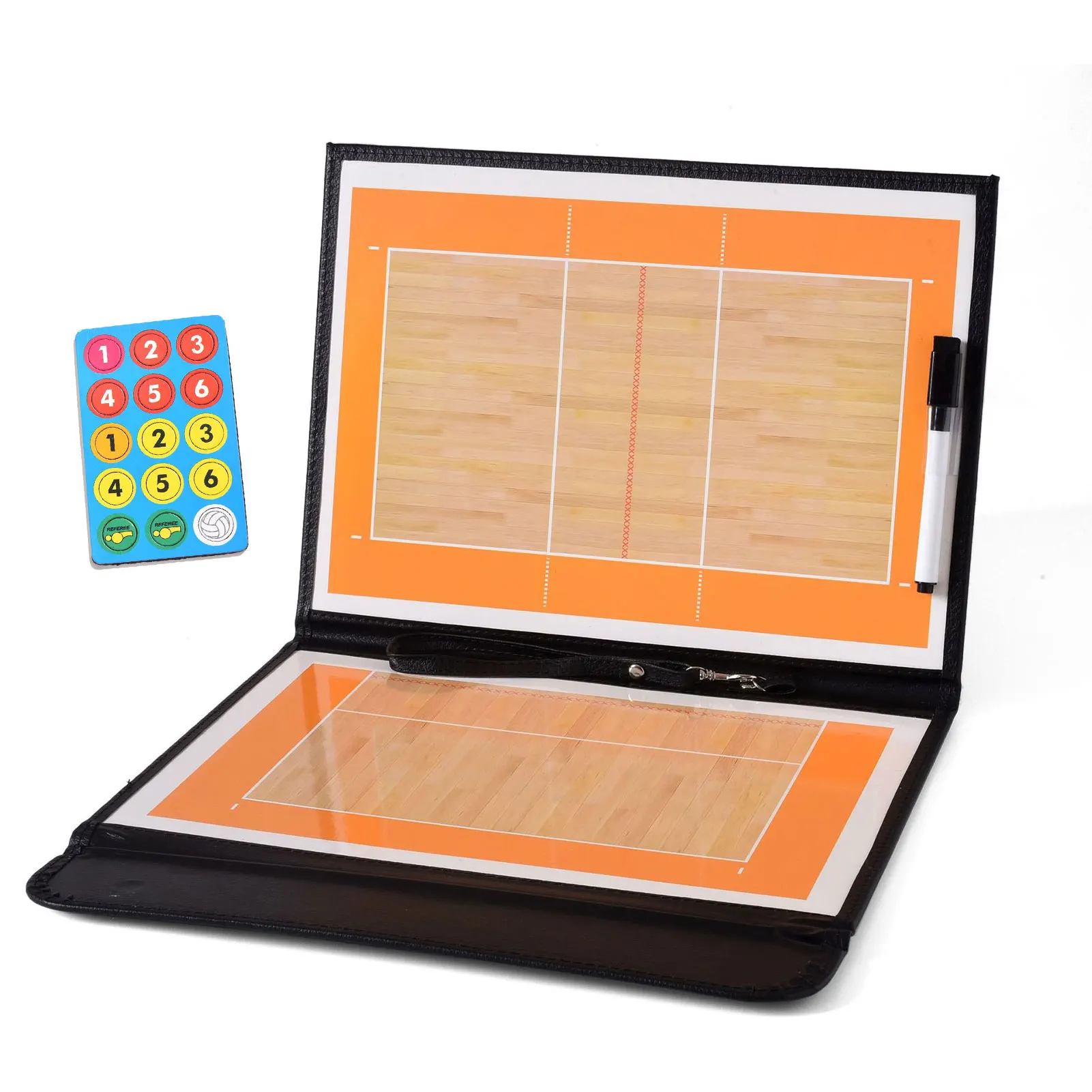 Coaches Board Collapsible Volleyball Coaching Board For Volleyball TrainingDry Erase Tactics Coach Board Clipboard With Marker
Coaches Board Collapsible Volleyball Coaching Board For Volleyball TrainingDry Erase Tactics Coach Board Clipboard With Marker