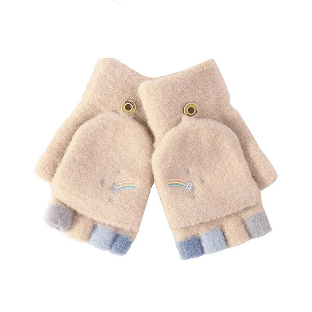 Winter Thickened Warm Flip Up Fingerless Gloves Women Mittens For Outdoor Sports 17*12*2.5cm Cashmere Gloves
Winter Thickened Warm Flip Up Fingerless Gloves Women Mittens For Outdoor Sports 17*12*2.5cm Cashmere Gloves