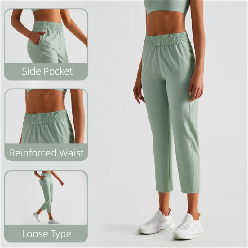 2022 Women High Waist Loose Type Capris Yoga Fitness Gym Breathable Fast Dry Capris Running Leggings Capris
2022 Women High Waist Loose Type Capris Yoga Fitness Gym Breathable Fast Dry Capris Running Leggings Capris