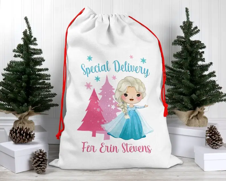 Персонализированная Рождественская Подарочная сумка принцессы Санты Снежный мультяшный Рождественский мешок Подарочный мешок с именем л...
Персонализированная Рождественская Подарочная сумка принцессы Санты Снежный мультяшный Рождественский мешок Подарочный мешок с именем л...