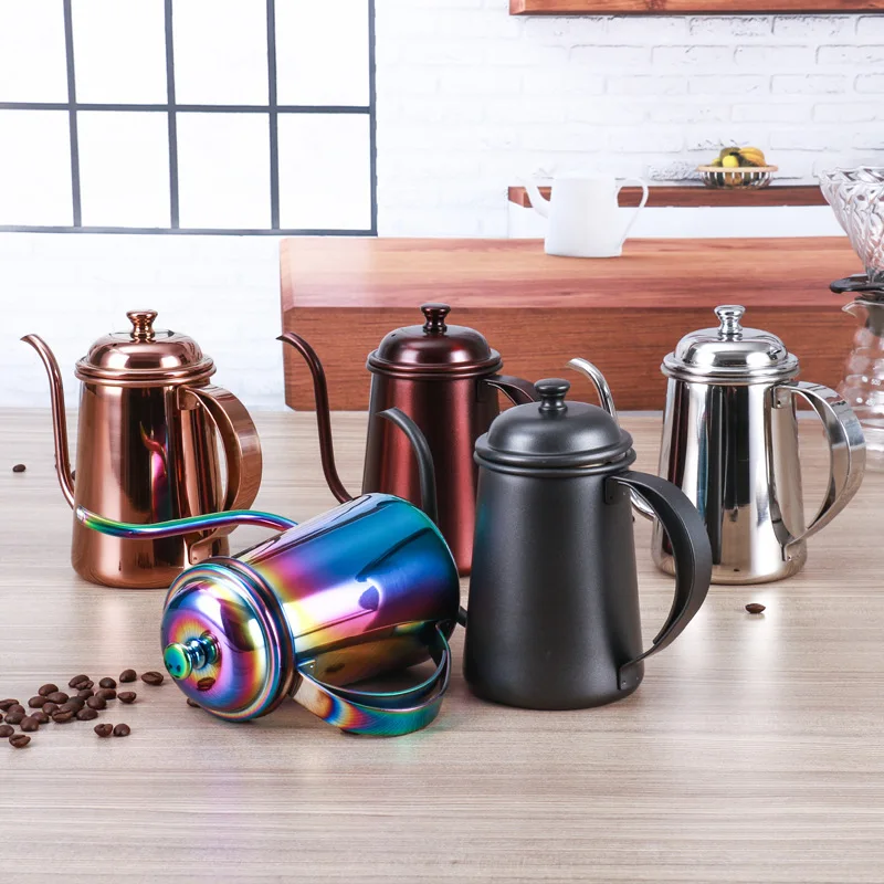 Long Spout Hand Brewing Pot Fine Mouth Pot 650ml Thickened 304 Stainless Steel Drip Coffee Pot Filter Brewing Teapot Court Pot
Long Spout Hand Brewing Pot Fine Mouth Pot 650ml Thickened 304 Stainless Steel Drip Coffee Pot Filter Brewing Teapot Court Pot